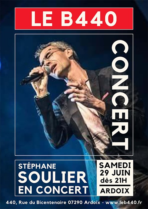 Stéphane Soulier en concert au B440